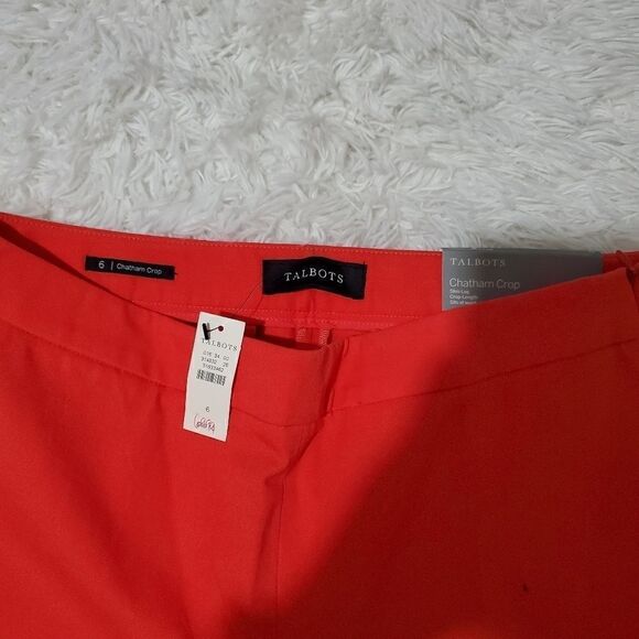 Talbots Chatham crop pants sz 6 NWT - Picture 4 of 7
